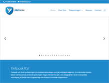 Tablet Screenshot of deltapak.nl