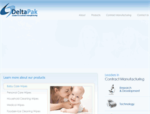 Tablet Screenshot of deltapak.com.au